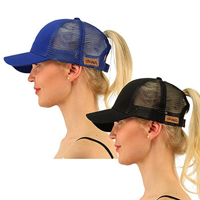 Summer 2018 Ponytail Hair Baseball Cap Women Messy Bun