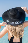 2018 New Sun Hat Ladies "Do Not Disturb" Letter Wide