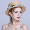 Sun Hats Toquilla Straw Queen Flower