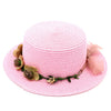 Sun Hats Toquilla Straw Queen Flower