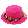 Sun Hats Toquilla Straw Queen Flower