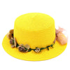 Sun Hats Toquilla Straw Queen Flower