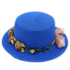 Sun Hats Toquilla Straw Queen Flower