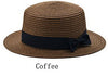 The New Sun Hats With Black Band Natural