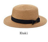 The New Sun Hats With Black Band Natural