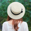 The New Sun Hats With Black Band Natural