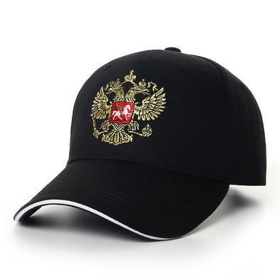 2018 Unisex 100% Cotton Baseball Cap with Russian Emblem